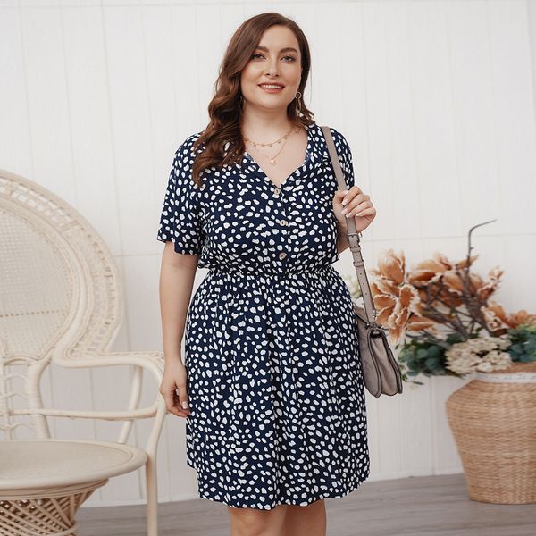 summer plus size 3xl 4xl women dress short sleeve printed blue turn-down collar buttons party elegant chiffon dresses vestidos
summer plus size 3xl 4xl women dress short sleeve printed blue turn-down collar buttons party elegant chiffon dresses vestidos
