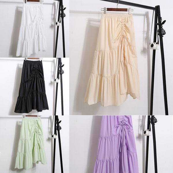 gentle style design purple long long drawstring pleated irregular skirt slimming high waist stitching mid-length fairy skirt, Black
gentle style design purple long long drawstring pleated irregular skirt slimming high waist stitching mid-length fairy skirt, Black