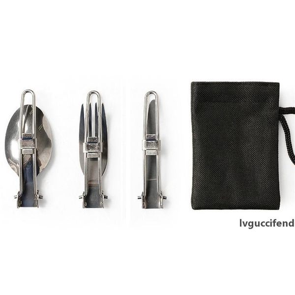 3pcs portable knife fork spoon set outdoor camping bag packing stainless steel folding portable cutlery set
3pcs portable knife fork spoon set outdoor camping bag packing stainless steel folding portable cutlery set