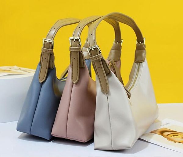 ins fashion women underarm bag shoulder bags lady senior handbag axillary bag
