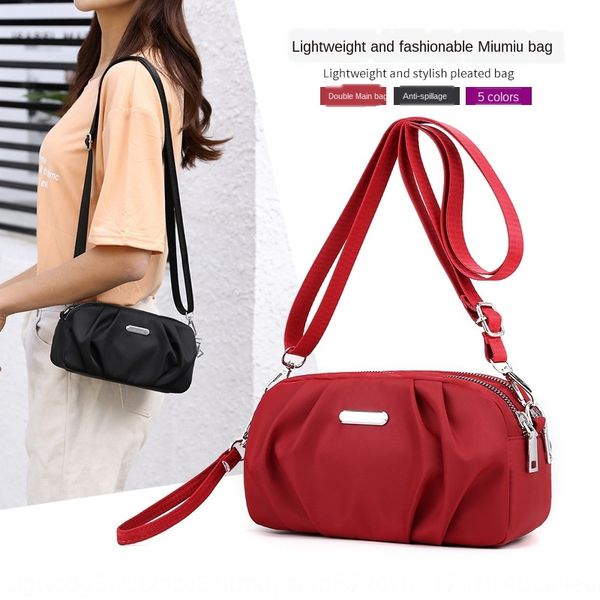 y2m3z women's 2020 new single shoulder messenger korean pleated women's portable coin purse solid color nylon cloth bag postman pa, White
y2m3z women's 2020 new single shoulder messenger korean pleated women's portable coin purse solid color nylon cloth bag postman pa, White