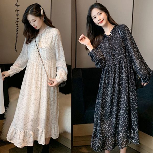 new 2020 autumn plus size 4xl dress women print dot bohemian ruffles vestidos belt patchwork dress bow long sleeve robe clothes, Black;gray
new 2020 autumn plus size 4xl dress women print dot bohemian ruffles vestidos belt patchwork dress bow long sleeve robe clothes, Black;gray