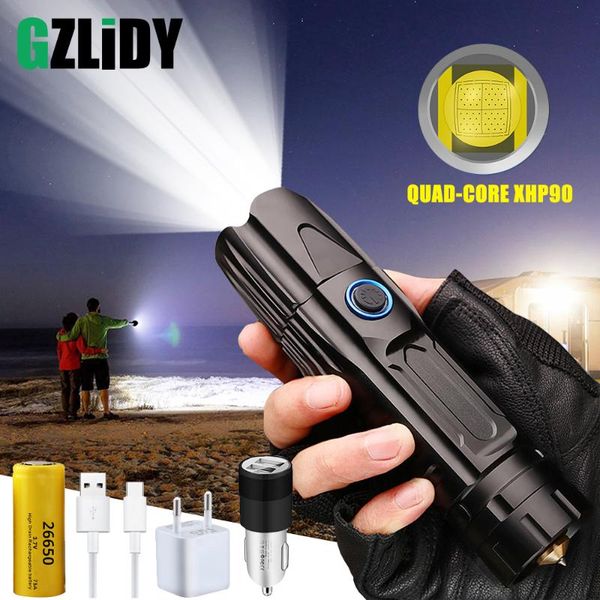super bright xhp90 led with usb input and output function 5 modes glare tactical torch waterproof zoom outdoor light
super bright xhp90 led with usb input and output function 5 modes glare tactical torch waterproof zoom outdoor light