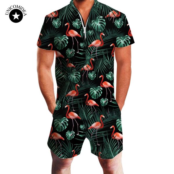 floral leaves flamingos printed rompers mens short sleeve 3d jumpsuit playsuit overalls summer fashion streetwear one piece, Gray
floral leaves flamingos printed rompers mens short sleeve 3d jumpsuit playsuit overalls summer fashion streetwear one piece, Gray