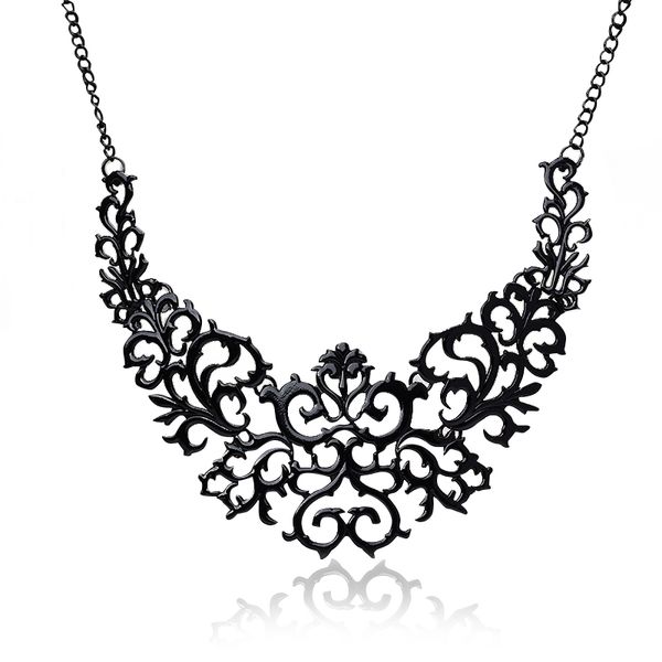 vintage gold sliver plated hollow flower collar choke chain neon bib necklace charms jewelry for women 5514, Silver
vintage gold sliver plated hollow flower collar choke chain neon bib necklace charms jewelry for women 5514, Silver