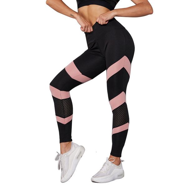 women high waist mesh patchwork leggings pink high striped breathable elastic workout fitness slim polyester leggings, Black
women high waist mesh patchwork leggings pink high striped breathable elastic workout fitness slim polyester leggings, Black