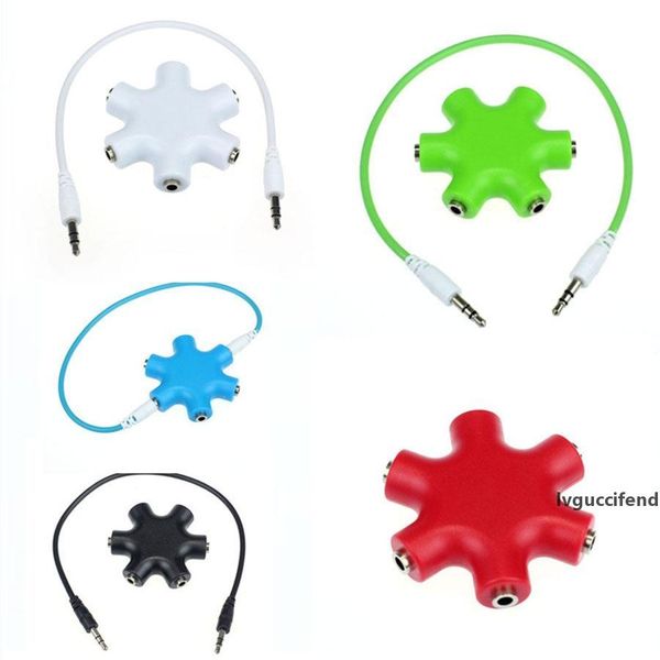 5 jack 3.5mm multi headphone earphone audio splitter 1 male to 2 3 4 5 female cable for ios android mobile phone
5 jack 3.5mm multi headphone earphone audio splitter 1 male to 2 3 4 5 female cable for ios android mobile phone