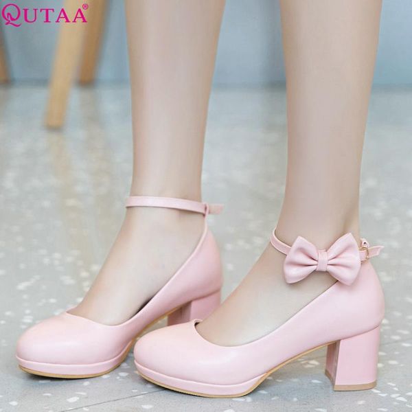 qutaa 2020 women pumps fashion women shoes platform all match square high heel pu leather round toe pumps size 34-43, Black
qutaa 2020 women pumps fashion women shoes platform all match square high heel pu leather round toe pumps size 34-43, Black