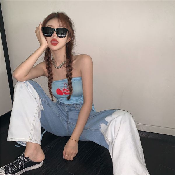 women's jeans ins korean style summer autumn for ladies elegant patchwork high waist adjustable chic fashion 2021 arrivals, Blue
women's jeans ins korean style summer autumn for ladies elegant patchwork high waist adjustable chic fashion 2021 arrivals, Blue