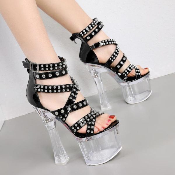 2020 gladiator women sandals high heels 18cm sandals womens shoes ankle strap buckle female shoes rivet cool ladies pumps, Black
2020 gladiator women sandals high heels 18cm sandals womens shoes ankle strap buckle female shoes rivet cool ladies pumps, Black