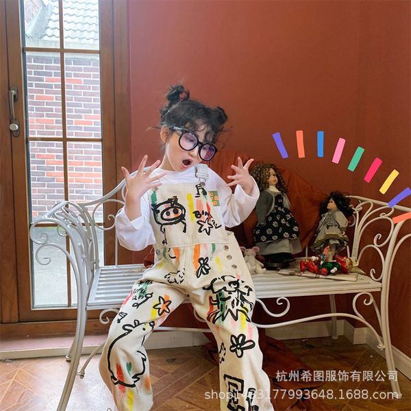 2020 spring new girls' pants korean cartoon back belt pants graffiti casual trendy boy, Blue
2020 spring new girls' pants korean cartoon back belt pants graffiti casual trendy boy, Blue