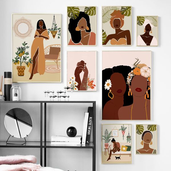 bohemia style africa flower girl tropical leaf wall art canvas painting nordic posters and prints wall pictures for living room
bohemia style africa flower girl tropical leaf wall art canvas painting nordic posters and prints wall pictures for living room