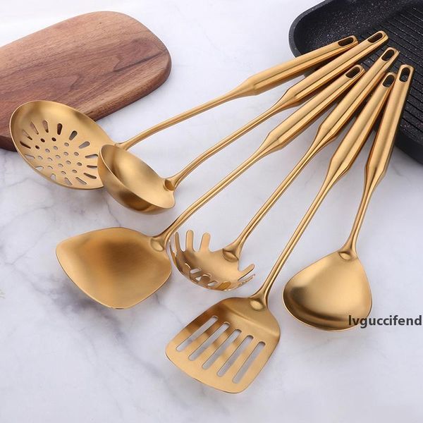 1pcs stainless steel kitchen tools gold cooking set spatula shovel soup spoon turner tong kitchen accessories kitchenware gadget t200323
1pcs stainless steel kitchen tools gold cooking set spatula shovel soup spoon turner tong kitchen accessories kitchenware gadget t200323