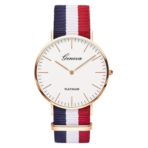 fashion men women geneva new gold nylon fabric watch sport thin students canvas quartz dress wrist watches montre homme, Slivery;brown
fashion men women geneva new gold nylon fabric watch sport thin students canvas quartz dress wrist watches montre homme, Slivery;brown
