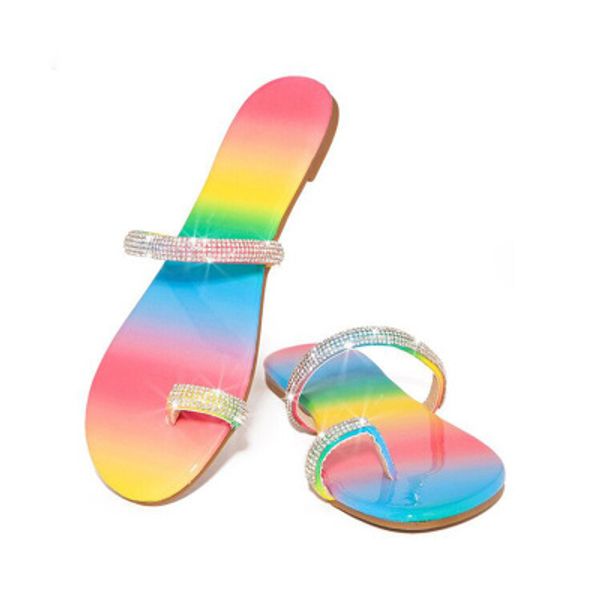 2020 slippers women fashion rhinestones rainbow colors sandals comfortable non-slip ladies flats slides women lazy shoes, Black
2020 slippers women fashion rhinestones rainbow colors sandals comfortable non-slip ladies flats slides women lazy shoes, Black