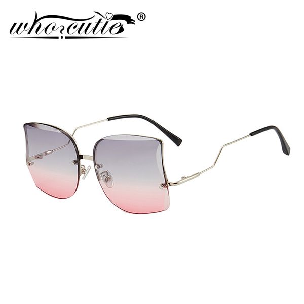 who cutie 2020 fashion rimless sunglasses women brand design vintage cool square sun glasses crystal gradient lens shades s248, White;black
who cutie 2020 fashion rimless sunglasses women brand design vintage cool square sun glasses crystal gradient lens shades s248, White;black