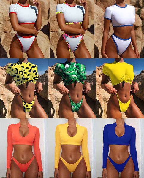 bikinis sports swimwear women swimming brazilian bikini thong bathers female t shirt swimsuit 2020 bathing suit two piece suits, White;black
bikinis sports swimwear women swimming brazilian bikini thong bathers female t shirt swimsuit 2020 bathing suit two piece suits, White;black