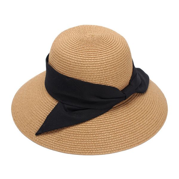 new summer women straw sun hats lady foldable beach fashion bow tie handmade wide brim panama hat travel cap y200619, Blue;gray
new summer women straw sun hats lady foldable beach fashion bow tie handmade wide brim panama hat travel cap y200619, Blue;gray