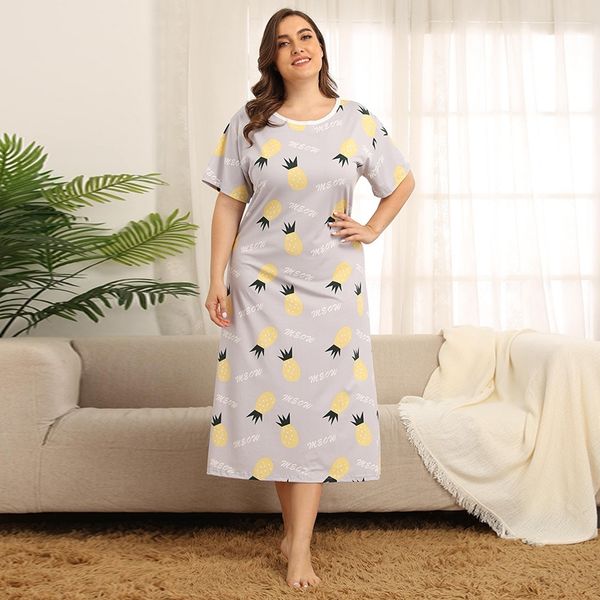 nightgown women's summer casual short sleeve thin clothes home furnishing clothing cute sweet loose large size home clothes, Blue;red
nightgown women's summer casual short sleeve thin clothes home furnishing clothing cute sweet loose large size home clothes, Blue;red
