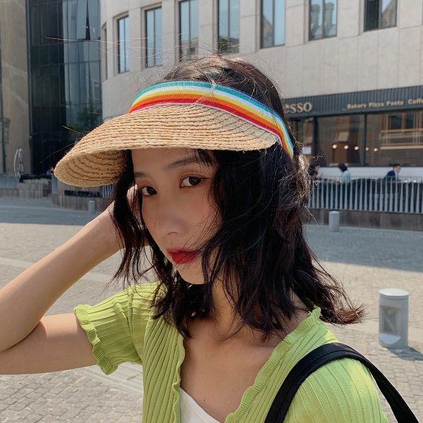 net straw red straw female lafite empty sun hat seaside vacation travel sun hat children's uv protection, Blue;gray
net straw red straw female lafite empty sun hat seaside vacation travel sun hat children's uv protection, Blue;gray