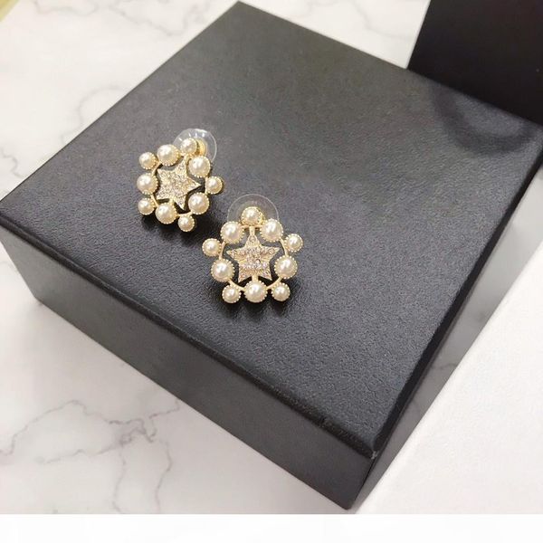 d pearl five -pointed star exquisite fashion designer earring luxury designer jewelry women earrings, Golden
d pearl five -pointed star exquisite fashion designer earring luxury designer jewelry women earrings, Golden