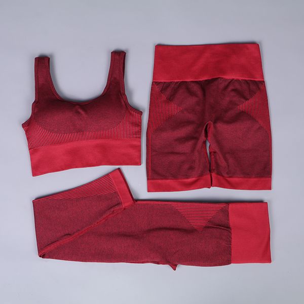 3piece set seamless women yoga set yoga bra high waist belly control sport leggings gym clothes seamless sport suit, White;red
3piece set seamless women yoga set yoga bra high waist belly control sport leggings gym clothes seamless sport suit, White;red