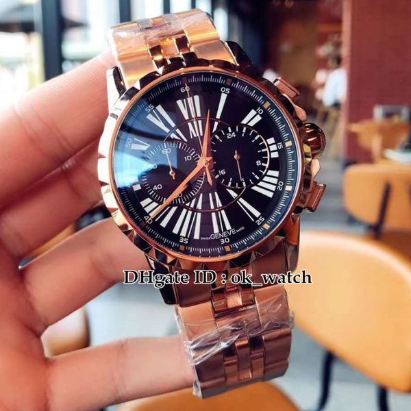 new excalibur rddbex0387 swiss quartz chronograph mens watch silver case black dial gents sport watches stainless steel hand, Slivery;brown
new excalibur rddbex0387 swiss quartz chronograph mens watch silver case black dial gents sport watches stainless steel hand, Slivery;brown