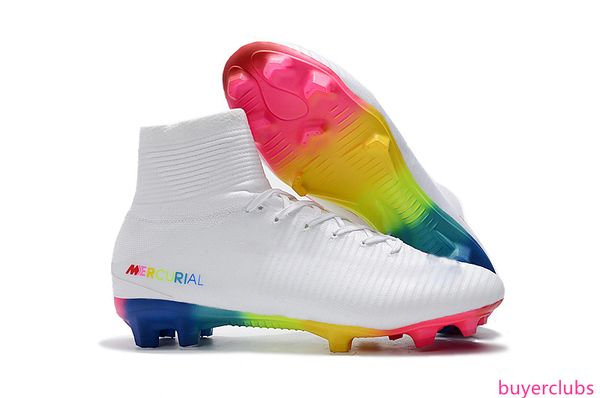 white rainbow original soccer cleats mercurial superfly v sx neymar soccer shoes cristiano ronaldo football boots, Black;green
white rainbow original soccer cleats mercurial superfly v sx neymar soccer shoes cristiano ronaldo football boots, Black;green