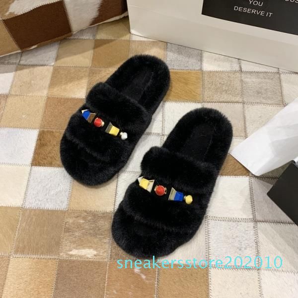 flock home slippers women's fur shoes slides fashion pantofle massage plush flat luxury soft 2020 fabric basic pu autumn rome s10, Black
flock home slippers women's fur shoes slides fashion pantofle massage plush flat luxury soft 2020 fabric basic pu autumn rome s10, Black