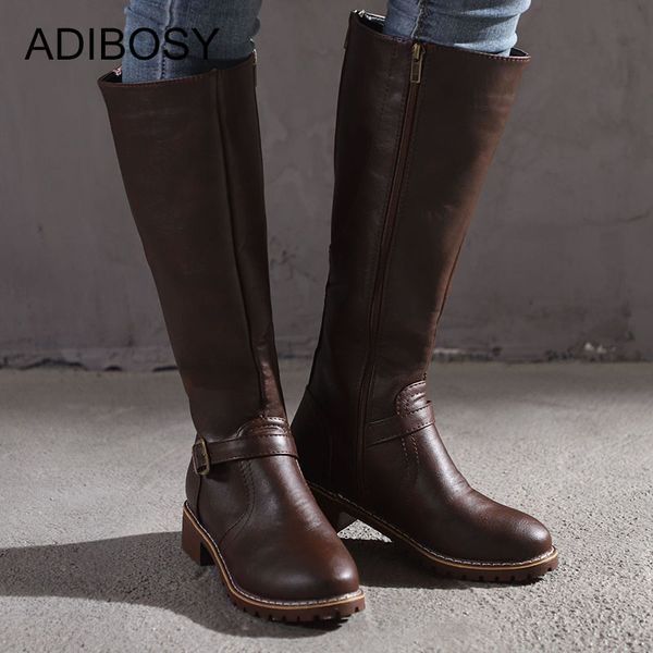knee high boots women winter warm pu leather square platform boots black brown low heels zipper women long shoes botas
knee high boots women winter warm pu leather square platform boots black brown low heels zipper women long shoes botas