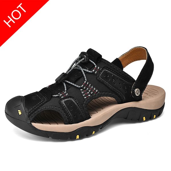hole shoes male sandals genuine leather crocse mens shoes sandalias hombre sandles sandalet summer sandali new 2020, Black
hole shoes male sandals genuine leather crocse mens shoes sandalias hombre sandles sandalet summer sandali new 2020, Black