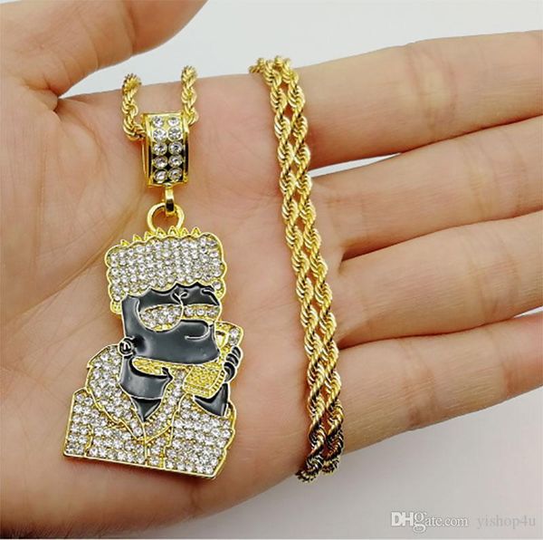 new men women hip hop iced out bling bling crystal carton game pendant necklace with with 24inch stainless steel rope chain, Silver
new men women hip hop iced out bling bling crystal carton game pendant necklace with with 24inch stainless steel rope chain, Silver