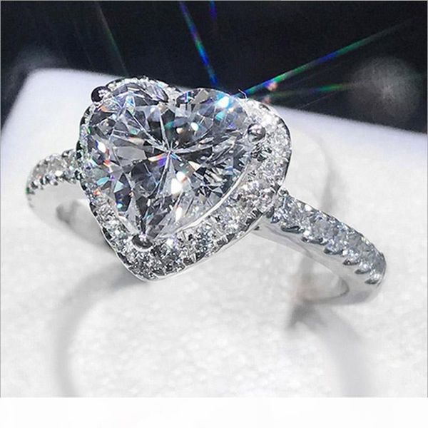 r 3 colors heart cz diamond wedding ring for women white pink yellow stone 925 sterling silver plated gift jewelry ring retail box set, Slivery;golden
r 3 colors heart cz diamond wedding ring for women white pink yellow stone 925 sterling silver plated gift jewelry ring retail box set, Slivery;golden