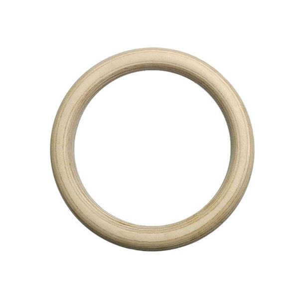 1pcs gym rings, wooden gymnastic rings fitness heavy duty gym training ring equipment for cross-training workout