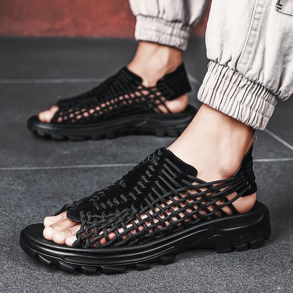 mens classic sandals summer comfortable men sandals genuine outdoor light shoes men roman leather big size zapatos, Black
mens classic sandals summer comfortable men sandals genuine outdoor light shoes men roman leather big size zapatos, Black