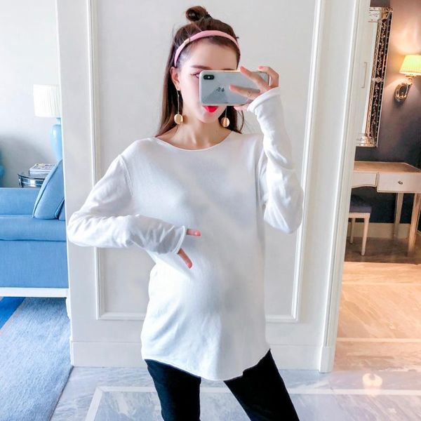 afei tony fashion maternity clothes maternity t-shirt for pregnant women long sleeve new 2020 loose cotton, White
afei tony fashion maternity clothes maternity t-shirt for pregnant women long sleeve new 2020 loose cotton, White