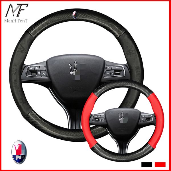 manh fent carbon fiber cow leather car steering wheel cover for maserati ghibli levante granturismo quattroporte
manh fent carbon fiber cow leather car steering wheel cover for maserati ghibli levante granturismo quattroporte