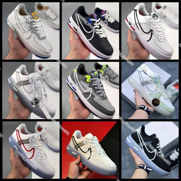 2020 nike air force 1 react white d ms x men women airforce 1 1s shoes white red af1 casual shoes size 36-45, Black
2020 nike air force 1 react white d ms x men women airforce 1 1s shoes white red af1 casual shoes size 36-45, Black