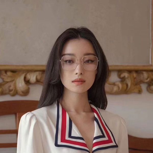 2019 new g jia ni ni star plain with the same style myopia frame myopia glasses glasses men, Silver 
2019 new g jia ni ni star plain with the same style myopia frame myopia glasses glasses men, Silver