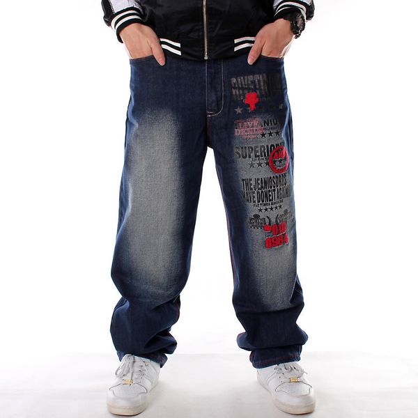 european and american hip hop jeans large men's hiphop hip hop hip hop wash embroidery loose casual skateboard pants, Blue
european and american hip hop jeans large men's hiphop hip hop hip hop wash embroidery loose casual skateboard pants, Blue