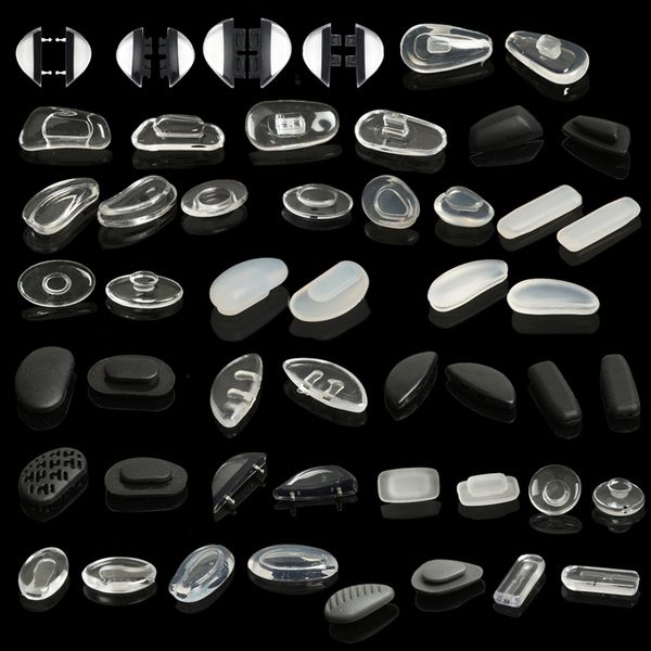 3 pairs nose pads soft clear sunglass glasses eyeglasses oval anti-slip screw on oval nose pads eyewear accessories parts + gift, Silver
3 pairs nose pads soft clear sunglass glasses eyeglasses oval anti-slip screw on oval nose pads eyewear accessories parts + gift, Silver