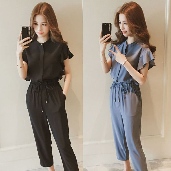large size women's summer clothes tracksuit waist thick belly covering short sleeve+pants suit western style slim two-piece set, Gray
large size women's summer clothes tracksuit waist thick belly covering short sleeve+pants suit western style slim two-piece set, Gray