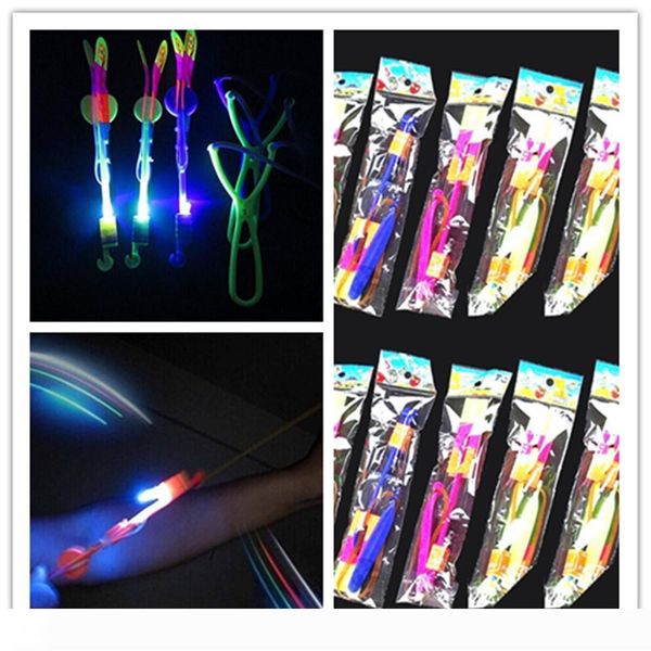 novelty lighting led light flash flying elastic powered arrow sling shoot up helicopter helicopter umbrella kids toy
novelty lighting led light flash flying elastic powered arrow sling shoot up helicopter helicopter umbrella kids toy