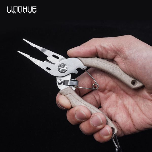 из нержавеющей стали многофункциональный рыбалка плоскогубцы hook remover line cutter рыболовные снасти grip split ring щипцы pesca
из нержавеющей стали многофункциональный рыбалка плоскогубцы hook remover line cutter рыболовные снасти grip split ring щипцы pesca