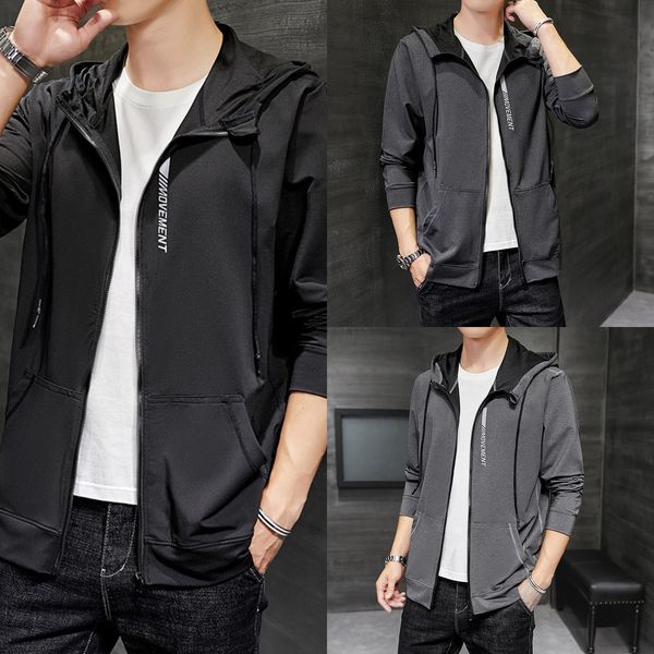 men's new trendy youth handsome casual fashion hooded slim jacket jacket fit men's clothing, Black;brown
men's new trendy youth handsome casual fashion hooded slim jacket jacket fit men's clothing, Black;brown