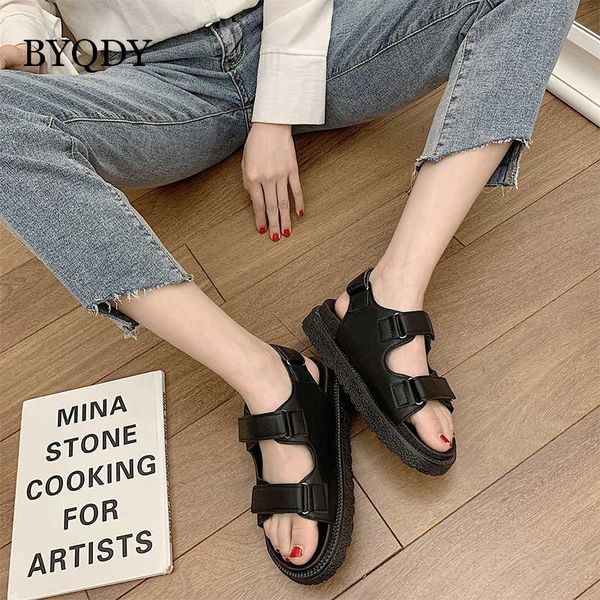 byqdy new thick bottom gladiator sandals height increasing sandals women platform heel punk shoes female block heels beach shoes, Black
byqdy new thick bottom gladiator sandals height increasing sandals women platform heel punk shoes female block heels beach shoes, Black