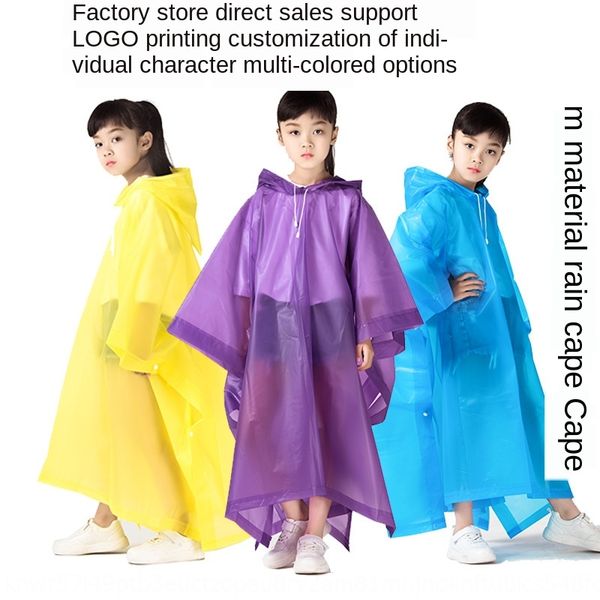 non-disposable eva raincoat cloak bicycle children poncho travel fashion raincoat cycling bicycle poncho, Black