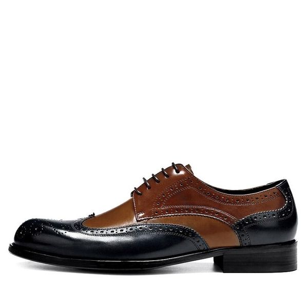 2019 italian men dress brogue blue retro oxford shoes men formal shoes genuine leather wedding shoes chaussure en cuir, Black
2019 italian men dress brogue blue retro oxford shoes men formal shoes genuine leather wedding shoes chaussure en cuir, Black
