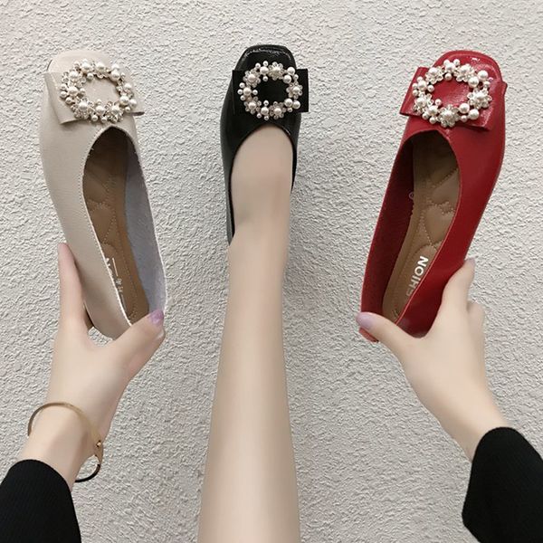 summer shoes ladies casual female sneakers women's moccasins buckle flats square toe autumn elegant pearl decorateion shallow, Black
summer shoes ladies casual female sneakers women's moccasins buckle flats square toe autumn elegant pearl decorateion shallow, Black