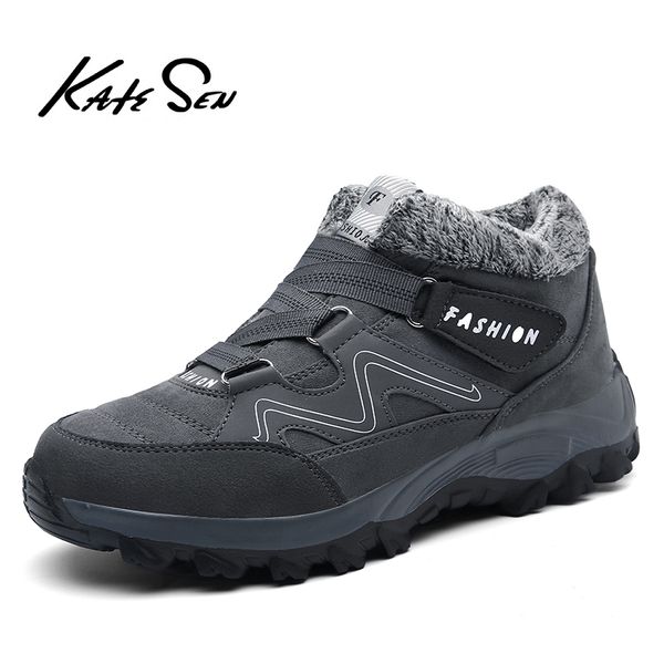 plus size men winter boots suede leather boots men snow waterproof winter shoes leather ankle fur shoes, Black
plus size men winter boots suede leather boots men snow waterproof winter shoes leather ankle fur shoes, Black